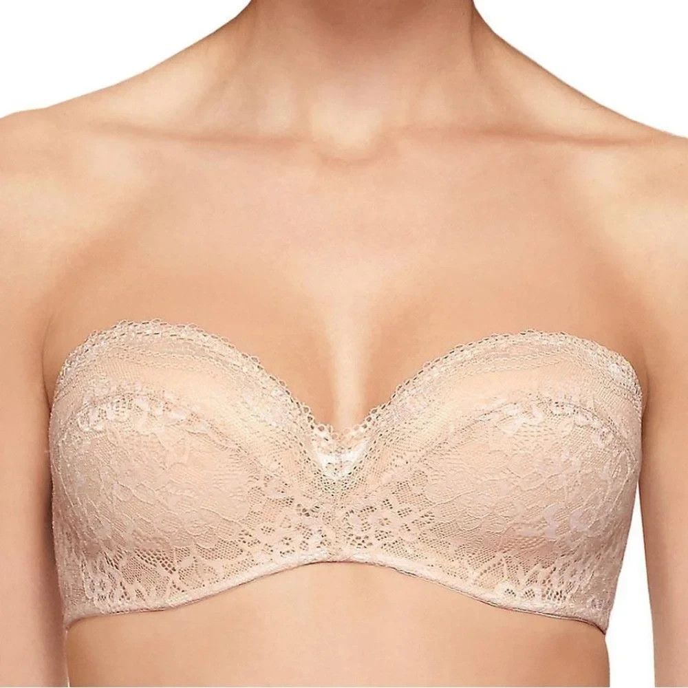 b.Tempt'd by Wacoal b.Enticing 954237 Strapless Bra  38D  NWT  Au Natural (nude)
